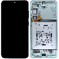 OLED Assembly With Frame For Samsung Galaxy S25 Plus 5G (US & International Version) (Used OEM Pull: Grade B) (Mint)