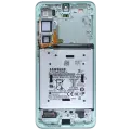 OLED Assembly With Frame For Samsung Galaxy S25 Plus 5G (US & International Version) (Used OEM Pull: Grade B) (Mint)