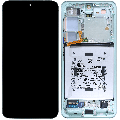 OLED Assembly With Frame For Samsung Galaxy S25 5G (US & International Version) (Used OEM Pull: Grade B) (Mint)