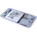 OLED Assembly With Frame For Samsung Galaxy S25 5G (US & International Version) (Used OEM Pull: Grade A) (Icy Blue)