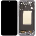 OLED Assembly With Frame For Samsung Galaxy A57 5G (A576 / 2026) (Refurbished) (Gray) 