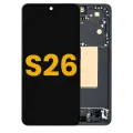 OLED Assembly With Frame For Samsung Galaxy S26 5G (US & International) (Refurbished) (Black)