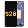 OLED Assembly With Frame For Samsung Galaxy S26 5G (US & International) (Refurbished) (Cobalt Violet)