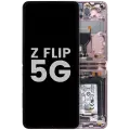 Inner OLED Assembly For Samsung Galaxy Z Flip 5G (US & International) (Used OEM Pull Grade B) (Mystic Bronze) 