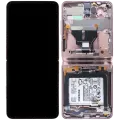 Inner OLED Assembly For Samsung Galaxy Z Flip 5G (US & International) (Used OEM Pull Grade B) (Mystic Bronze) 