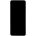 Inner OLED Assembly For Samsung Galaxy Z Flip 5G (US & International) (Used OEM Pull Grade B) (Mystic Black) 