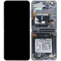 Inner OLED Assembly For Samsung Galaxy Z Flip 5G (US & International) (Used OEM Pull Grade A) (Mystic Black) 