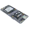 Inner OLED Assembly For Samsung Galaxy Z Flip 5G (US & International) (Used OEM Pull Grade A) (Mystic Black) 