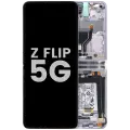 Inner OLED Assembly For Samsung Galaxy Z Flip 5G (US & International) (Used OEM Pull Grade A) (Mirror Purple) 