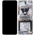 Inner OLED Assembly For Samsung Galaxy Z Flip 5G (US & International) (Used OEM Pull Grade A) (Mirror Purple) 