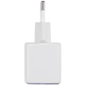 30W Dual-Port Wall Charger with GaN Fast Charging (USB-C + USB-A) (AmpSentrix Pro) (220V Euro) (Pink)