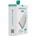 2 Plug - 20W USB Type C And USB Type A Wall Power Adapter (AmpSentrix) (220V Euro)