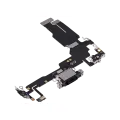 Charging Port Flex Cable For iPhone 15 (Used OEM Pull) (Black)