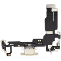 Charging Port Flex Cable For iPhone 15 (Used OEM Pull) (Yellow)
