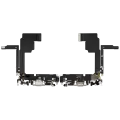 Charging Port Flex Cable For iPhone 15 Pro (Used OEM Pull) (White Titanium)