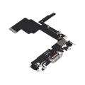 Charging Port Flex Cable For iPhone 15 Pro (Used OEM Pull) (White Titanium)