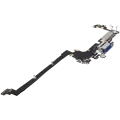 Charging Port Flex Cable For iPhone 17 Pro (Used OEM Pull) (US Version) (Deep Blue)