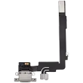 Charging Port Flex Cable For iPhone 16 Pro Max (Used OEM Pull) (White Titanium)