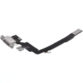 Charging Port Flex Cable For iPhone 16 Pro Max (Used OEM Pull) (White Titanium)