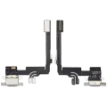 Charging Port Flex Cable For iPhone 16 Pro (Used OEM Pull) (White Titanium)