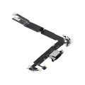 Charging Port Flex Cable For iPhone 16 Plus (Used OEM Pull) (Black)