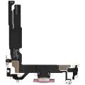 Charging Port Flex Cable For iPhone 16 (Used OEM Pull) (Pink)