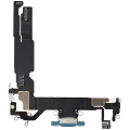 Charging Port Flex Cable For iPhone 16 (Used OEM Pull) (Teal)