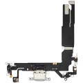 Charging Port Flex Cable For iPhone 16 (Used OEM Pull) (White)