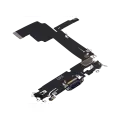 Charging Port Flex Cable For iPhone 15 Pro Max (Used OEM Pull) (Blue Titanium)