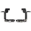Charging Port Flex Cable For iPhone 15 Pro Max (Used OEM Pull) (Black Titanium)