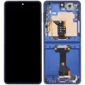 Inner OLED Assembly With Frame For Samsung Galaxy Z Flip 7 5G (US Version) (Refurbished) (Blue Shadow)