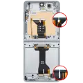 Inner OLED Assembly With Frame For Samsung Galaxy Z Flip 7 5G (US Version) (Refurbished) (Mint)