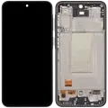 OLED Assembly With Frame For Samsung Galaxy A37 5G (A376 / 2026) (Refurbished) (Charkoal)