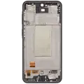 OLED Assembly With Frame For Samsung Galaxy A37 5G (A376 / 2026) (Refurbished) (Charkoal)