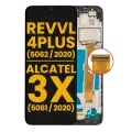 LCD Assembly With Frame For T-Mobile Revvl 4 Plus (5062 / 2020) / Alcatel 3X (5061 / 2020) (Refurbished) (Black)