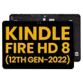 LCD Assembly With Frame For Amazon Kindle Fire HD 8 (12th Gen, 2022) (Refurbished) (All Colors)