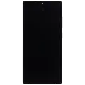 OLED Assembly With Frame For Samsung Galaxy S25 Ultra 5G (US & International) (Aftermarket Plus) (120Hz) (Titanium White Silver)