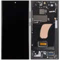OLED Assembly With Frame For Samsung Galaxy S23 Ultra (US & International) (Aftermarket Plus) (120Hz) (Graphite)