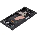 OLED Assembly With Frame For Samsung Galaxy S23 Ultra (US & International) (Aftermarket Plus) (120Hz) (Graphite)