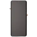 OLED Assembly With Frame For Samsung Galaxy S21 Ultra 5G (Aftermarket Plus) (120Hz) (Phantom Silver)