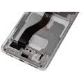 OLED Assembly With Frame For Samsung Galaxy S21 Ultra 5G (Aftermarket Plus) (120Hz) (Phantom Silver)
