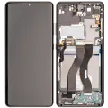 OLED Assembly With Frame For Samsung Galaxy S21 Ultra 5G (Aftermarket Plus) (120Hz) (Phantom Black)