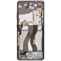 OLED Assembly With Frame For Samsung Galaxy S21 Ultra 5G (Aftermarket Plus) (120Hz) (Phantom Black)