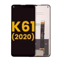 LCD Assembly Without Frame For LG K61 (2020) (Refurbished) (Black)