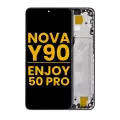 LCD Assembly With Frame For Huawei Nova Y90 / Enjoy 50 Pro (Refurbished) (Midnight Black)
