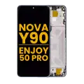 LCD Assembly With Frame For Huawei Nova Y90 / Enjoy 50 Pro (Refurbished) (Crystal Blue)