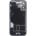 Back Glass w/ MagSafe Magnet & NFC & Flashlight Flex For iPhone 16 Plus (Service Pack) (Black)