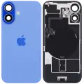 Back Glass w/ MagSafe Magnet & NFC & Flashlight Flex For iPhone 16 (Genuine OEM) (UK / EU Version) (Ultramarine)