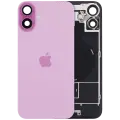 Back Glass w/ MagSafe Magnet & NFC & Flashlight Flex For iPhone 16 plus (Genuine OEM) (UK / EU Version) (Pink)