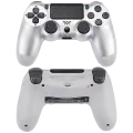 DoubleShock 4 Wired Controller For Playstation 4 (Silver)